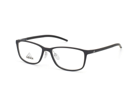 Adidas A 693 6051, Rectangle Brillen, Schwarz