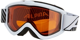 ALPINA Skibrille Smash 2.0 DH, Rahmenfarbe: White, Linsenfarbe: Dlh S2, One size, 7075111 - 1