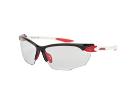 Alpina Twist Four VL+ A8434 137, Trapezoid Sonnenbrillen, Weiss