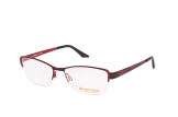 Brendel 902149 50, Rectangle Brillen, Rot