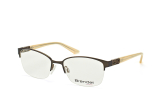 Brendel 902182 60, Oval Brillen, Weiss