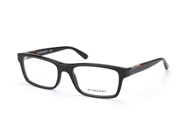 Burberry BE 2138 3396, Rectangle Brillen, Schwarz