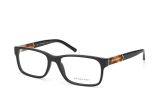 Burberry BE 2150 3001, Rectangle Brillen, Schwarz