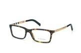 Burberry BE 2159Q 3002, Rectangle Brillen, Goldfarben