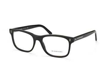 Burberry BE 2196 3001, Rectangle Brillen, Schwarz
