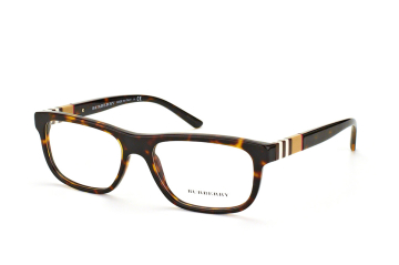 Burberry BE 2197 3002, Rectangle Brillen, Havana