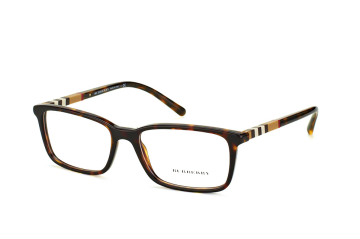 Burberry BE 2199 3002, Rectangle Brillen, Havana