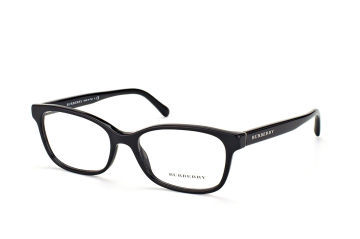 Burberry BE 2201 3001, Oval Brillen, Schwarz