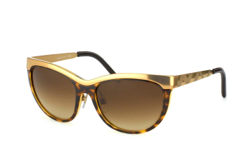 Burberry BE 3076Q 1201/13, Butterfly Sonnenbrillen, Goldfarben