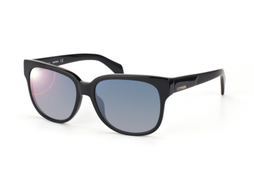 Diesel DL 0074 / S 01B, Trapezoid Sonnenbrillen, Schwarz