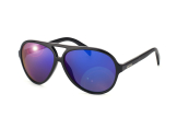 Diesel DL 0075/s 01X, Aviator Sonnenbrillen, Schwarz