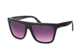 Diesel DL 0080/s 05T, Trapezoid Sonnenbrillen, Schwarz
