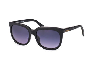 Diesel DL 0084/s 01W, Rectangle Sonnenbrillen, Schwarz