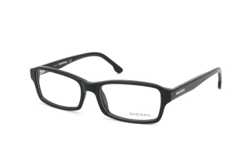 Diesel DL 5004/v 001, Rectangle Brillen, Schwarz