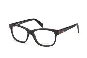 Diesel DL 5072/v 001, Trapezoid Brillen, Rot