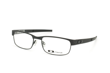 Oakley Metal Plate 55 OX 5038 05, Rectangle Brillen, Schwarz