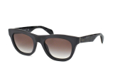 Prada PR 04Qs 1Bo0A7, Trapezoid Sonnenbrillen, Dunkelgrau