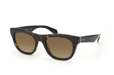 Prada PR 04Qs 2Au1X1, Trapezoid Sonnenbrillen, Schwarz