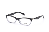 Prada PR 15Pv Zyy1O1, Butterfly Brillen, Schwarz