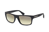 Prada PR 18Ps 1Bo0B1, Rectangle Sonnenbrillen, Schwarz