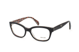 Prada PR 20Pv MAS 1O1, Trapezoid Brillen, Schwarz