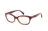 Prada PR 20Pv Mau1O1, Trapezoid Brillen, Braun