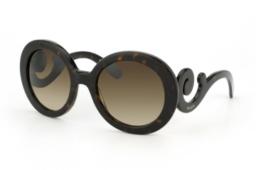 Prada PR 27Ns 2Au6S1, Round Sonnenbrillen, Braun