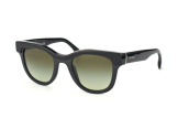 Prada PR 27Ps 1Ab4M1, Trapezoid Sonnenbrillen, Schwarz