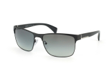 Prada PR 51Os Fad3M1, Rectangle Sonnenbrillen, Schwarz