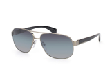 Prada PR 52Ps 5Av5W1, Rectangle Sonnenbrillen, Schwarz