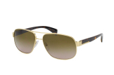 Prada PR 52Ps Zvn1X1, Rectangle Sonnenbrillen, Braun