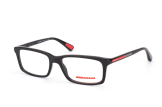 Prada Sport PS 02Cv 1Ab1O1, Rectangle Brillen, Schwarz