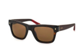 Fossil FOS 2002/s H0Lig, Trapezoid Sonnenbrillen, Braun
