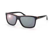 Fossil FOS 2016/s Hx8Sf, Rectangle Sonnenbrillen, Schwarz
