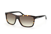 Fossil FOS 2016/s Hxydb, Rectangle Sonnenbrillen, Schwarz