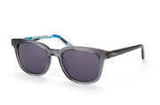 Fossil FOS 2027/s Mbby1, Trapezoid Sonnenbrillen, Grau