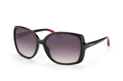 Fossil FOS 3015/s D28Y7, Butterfly Sonnenbrillen, Schwarz