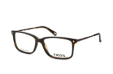 Fossil FOS 6020 Gau, Rectangle Brillen, Braun