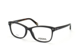 Fossil FOS 6040 Hh3, Oval Brillen, Schwarz