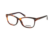 Fossil FOS 6040 Hh4, Oval Brillen, Dunkelbraun