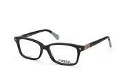 Fossil FOS 6047 807, Rectangle Brillen, Schwarz