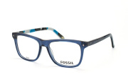 Fossil FOS 6052 Mba, Rectangle Brillen, Blau