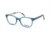 Fossil FOS 6053 Mb7, Oval Brillen, Blau