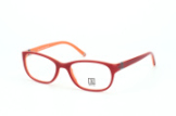 Jette 7221 c2, Oval Brillen, Rot