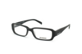 Jil Sander JS 2623 001, Rectangle Brillen, Schwarz