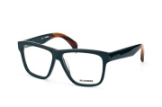 Jil Sander Js2723 001, Rectangle Brillen, Schwarz