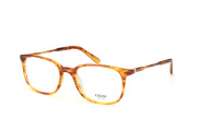 Lozza Mercurio VL 1979 0742, Rectangle Brillen, Hellbraun