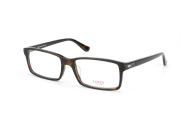 Lozza VL 1943 0722, Rectangle Brillen, Dunkelbraun