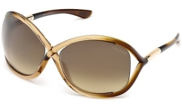 Tom Ford Für Frau 0009 Whitney Gradient Brown / Gradient Brown Kunststoffgestell Sonnenbrillen - 1