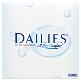 Focus Dailies All Day Comfort Tageslinsen weich, 90 Stück / BC 8.6 mm / DIA 13.8 mm / -2,50 Dioptrien - 1